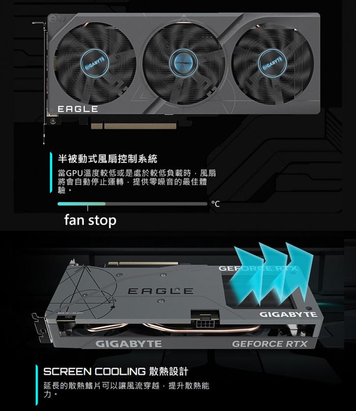 技嘉 RTX4060 EAGLE OC 8G