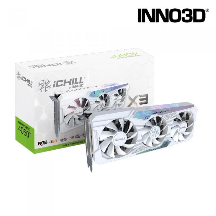 INNO3D RTX4060Ti 8GB ICHILL X3 WHITE