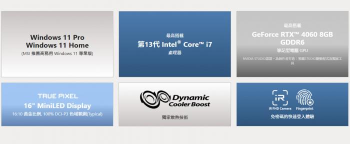 MSI 微星 Prestige 16Studio A13VF-232TW 預購