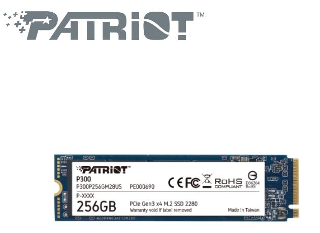 Patriot 美商博帝 P300 256G M.2 PCIe