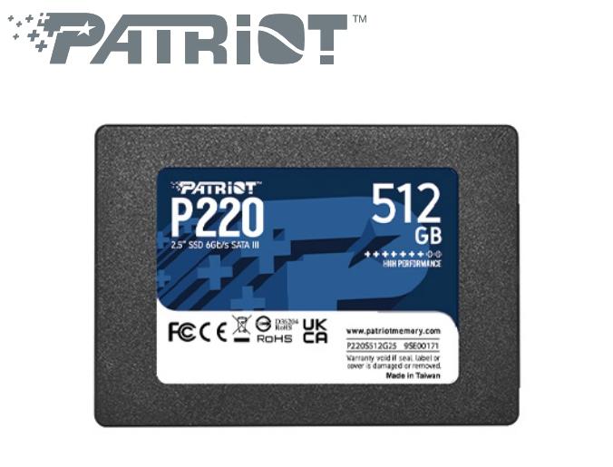 PATRiOT P220 512G 固態硬碟