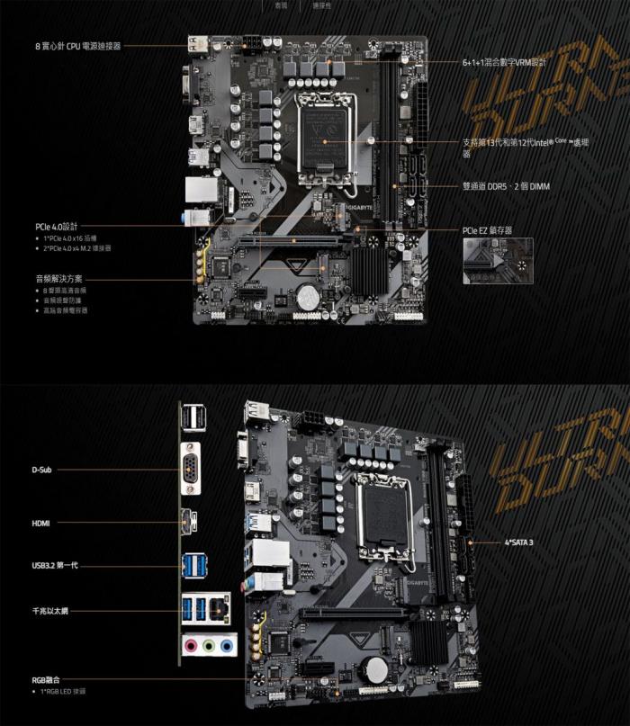 技嘉 B760M H DDR5