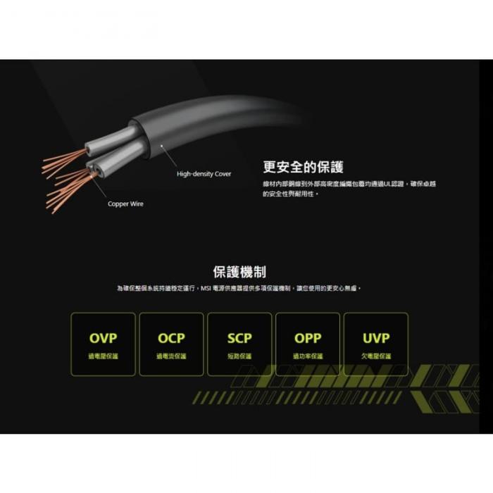 msi MAG A750BN PCIE5 III 750W 80+銅牌