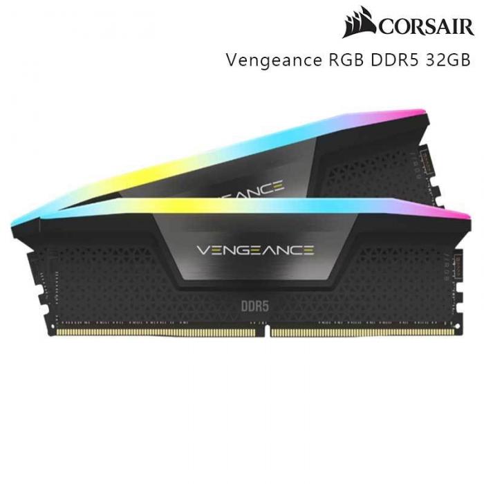 Corsair 海盜船 VENGEANCE DDR5 6400 32GB(16Gx2) RGB散熱片
