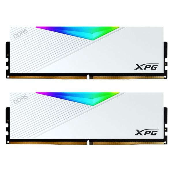 威剛 32GB(雙通16GB*2) DDR5 6400 XPG Lancer/CL30 RGB 白色
