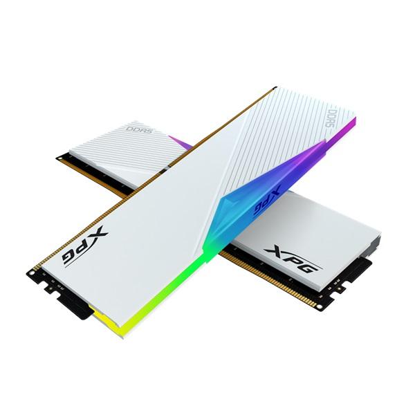 威剛 32GB(雙通16GB*2) DDR5 6400 XPG Lancer/CL30 RGB 白色