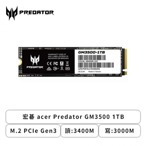 Acer Predator GM3500 1TB M.2 2280 PCIe Gen3x4