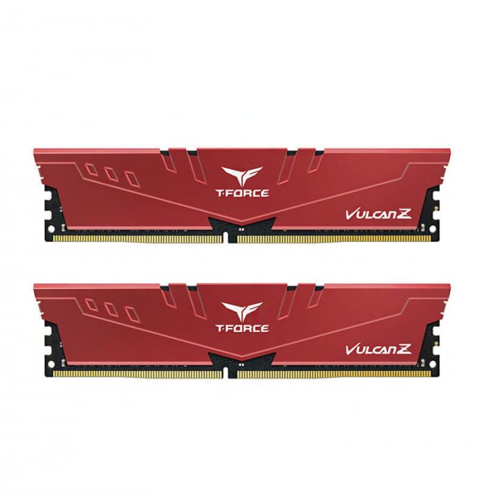  十銓 T-FORCE VULCAN Z火神系列 DDR4-3200 16GB(8Gx2) 紅色