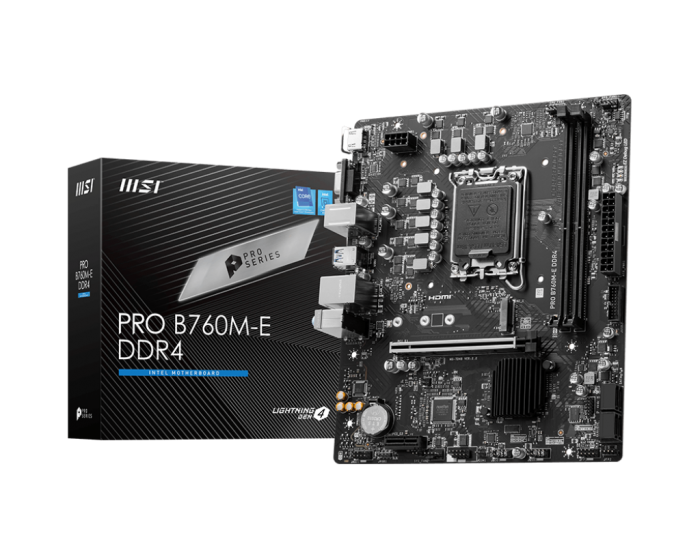 微星 PRO B760M-E DDR4