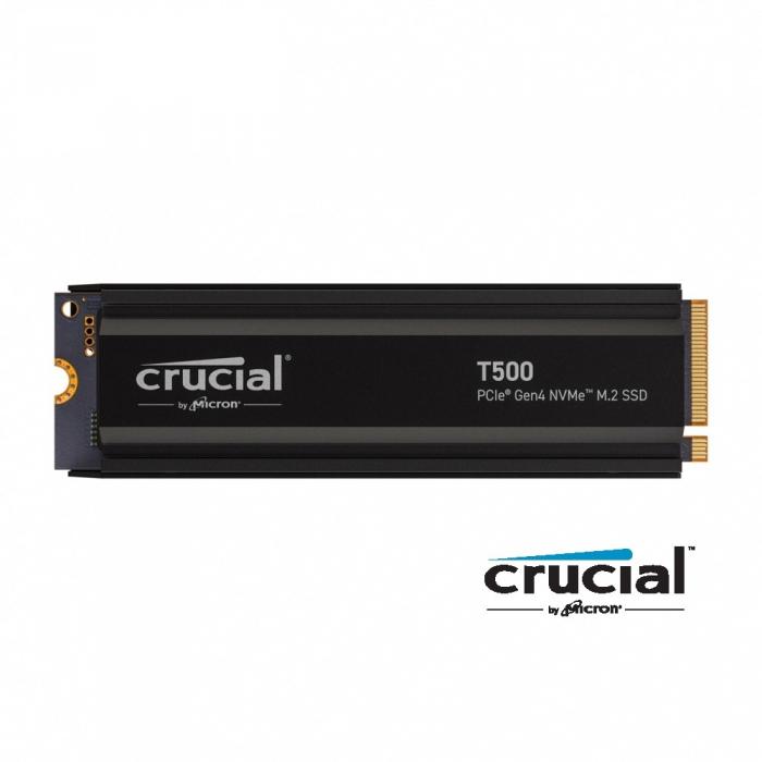 美光Micron Crucial T500 1TB含散熱片/Gen4