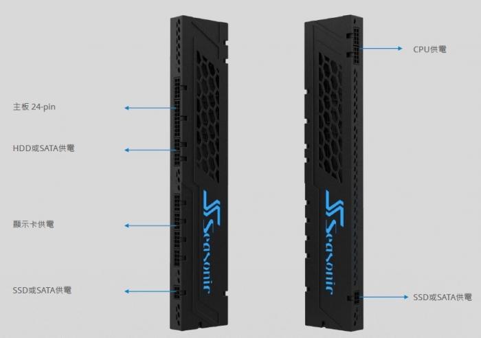 海韻 CONNECT PRIME GX-750W 特規 模組化集線器/可磁吸 金牌