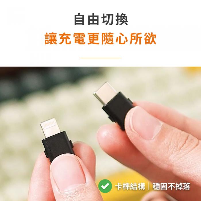 iWALK【TWINS 輝耀銀】20W快充/蘋果、安卓兩用行動電源