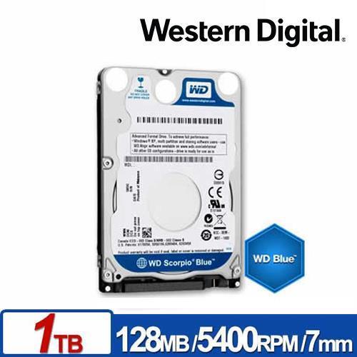 WD 藍標 1TB 10SPZX 2.5吋
