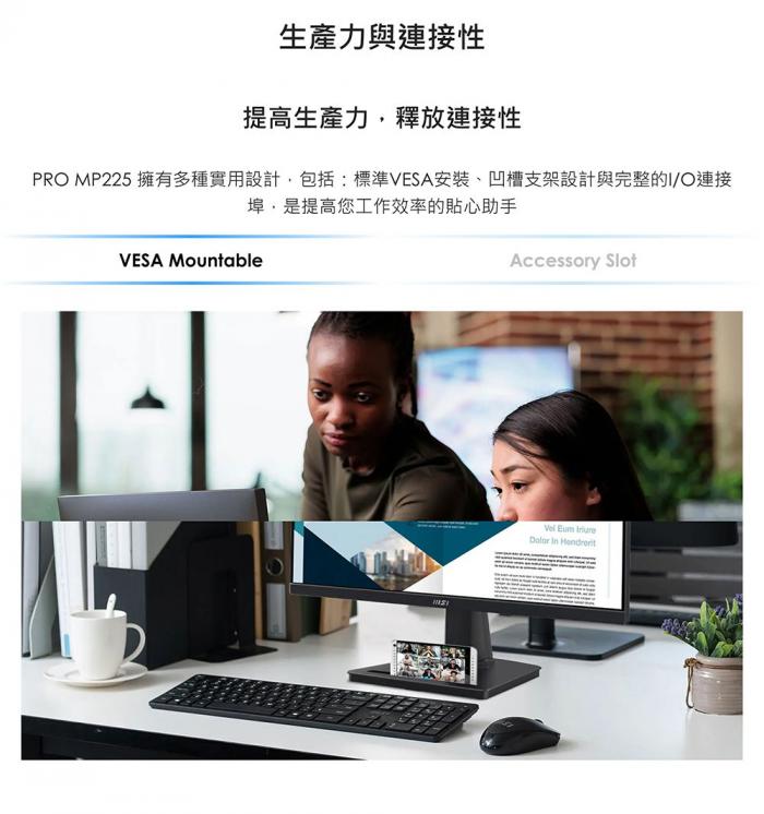 msi PRO MP225 22型