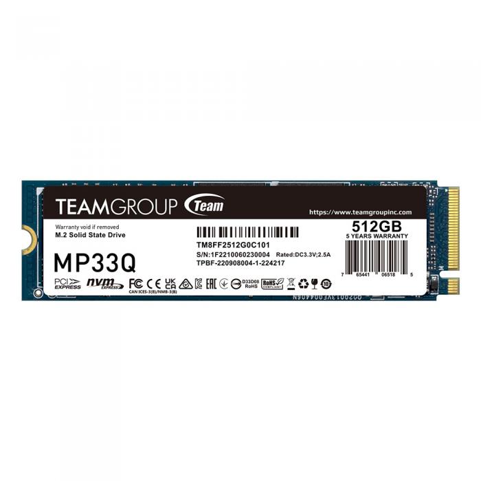 十銓 MP33Q 512G M.2 PCIe 