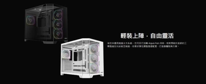 艾納爾 L420  白 ATX視野機箱 【限量加碼贈品】