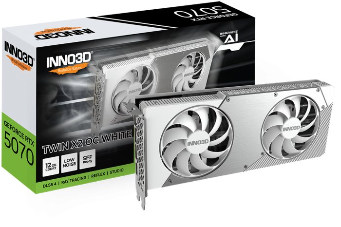 INNO3D RTX5070 TWIN X2 OC WHITE