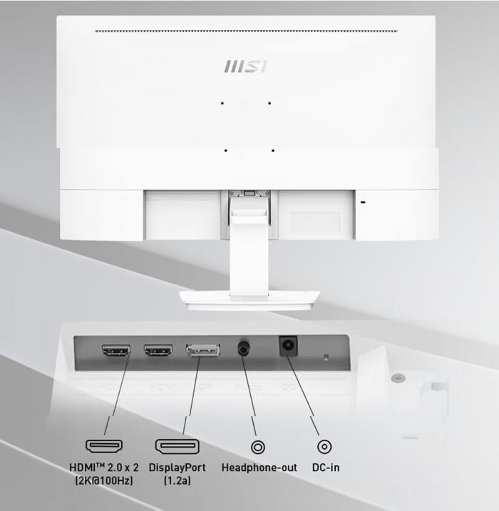 msi PRO MP273QW E2 白色 送msi 多功能工具筆