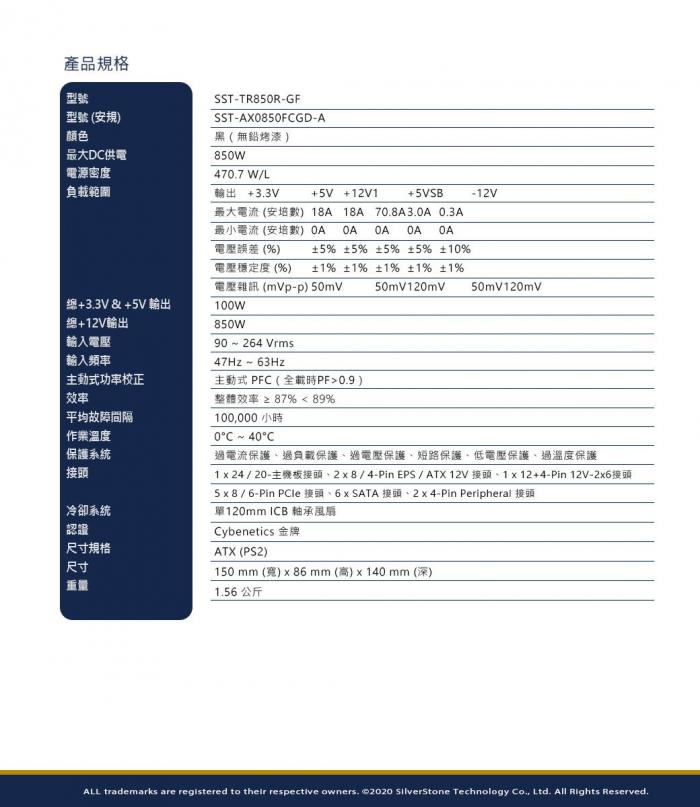 銀欣 Triton 850Rx  金牌