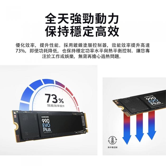 三星 Samsung 990 EVO Plus 1TB/PCIe 4.0 x4