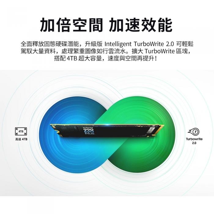三星 Samsung 990 EVO Plus 1TB/PCIe 4.0 x4