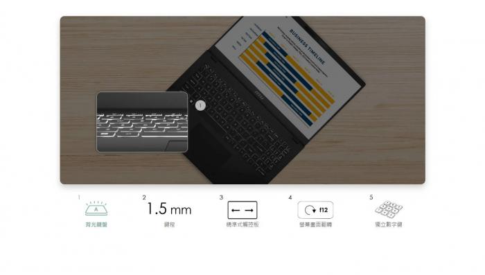 MSI 微星 Modern 15 H C13M-266TW 商務筆電