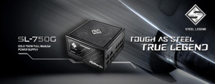華擎 SL-750G 750W 金牌 全模 黑