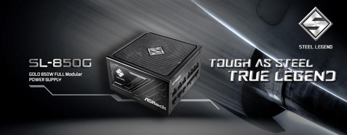華擎 SL-850G 850W 金牌 全模 黑