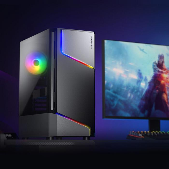 美洲獅 MX360 RGB 雙刃閃電ARGB 機箱