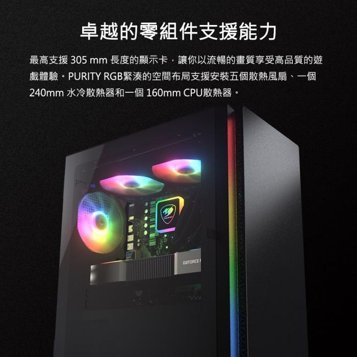 美洲獅 PURITY RGB 迷你機殼 黑色