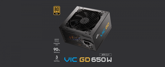 全漢 VIC-650GD 650W金牌/直出