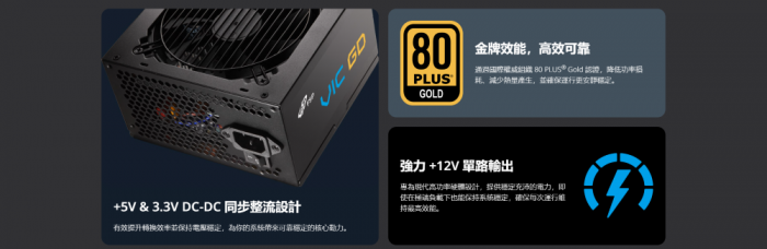 全漢 VIC-850GD 850W金牌/直出