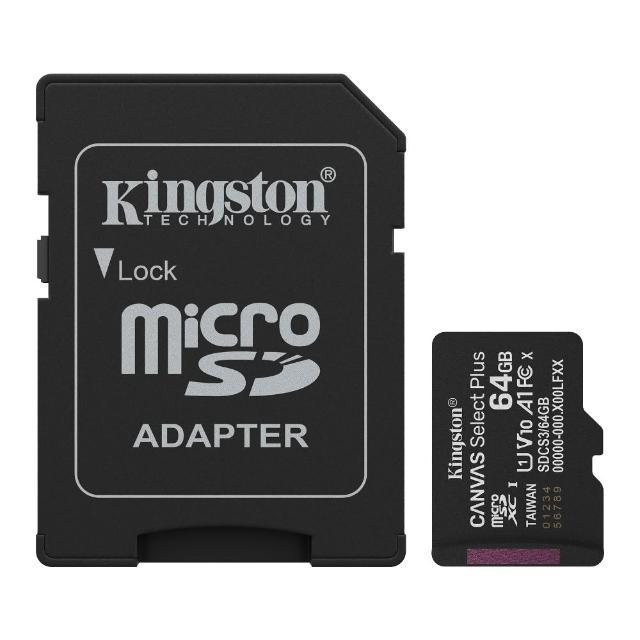 金士頓 Canvas Select+ 64G micro SDXC SDCS3
