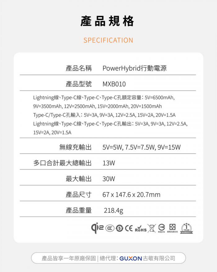 iWALK MAGO 大容量行動電源【黑色】