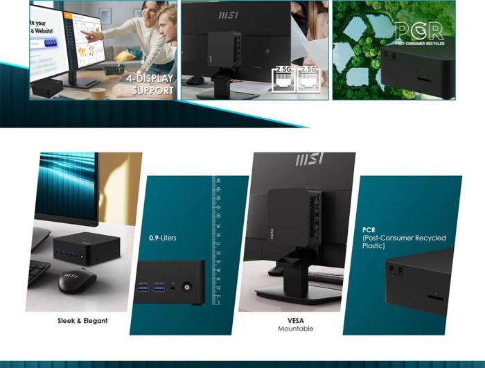 msi Cubi Z AI 8M-011BTW-BAR58645SXX