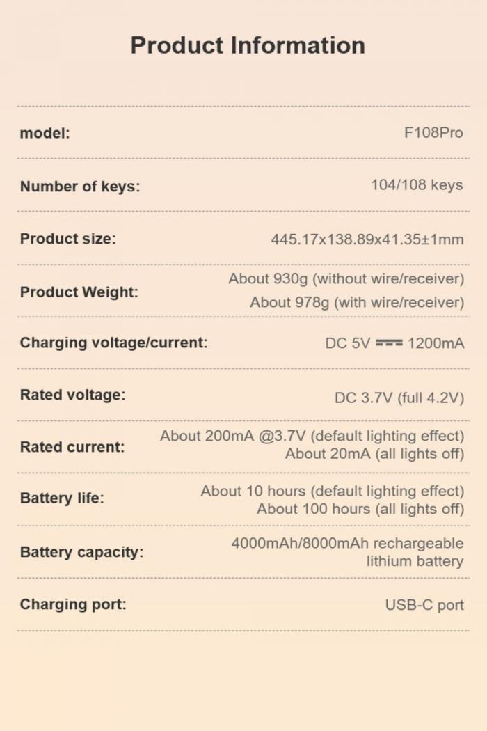 狼蛛 AULA F108pro (黑+灰+黄) (收割者軸-繁中) ❰三模❱ 繁中
