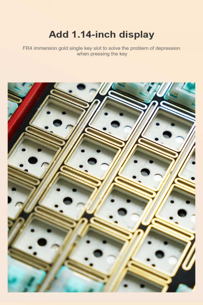 狼蛛 AULA F108pro (淺藍+白+黑紫 ) (收割者軸-繁中) ❰三模❱