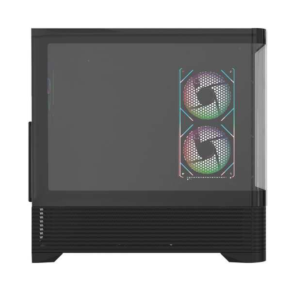 振華 M801全景曲面玻璃中塔機殼(黑)