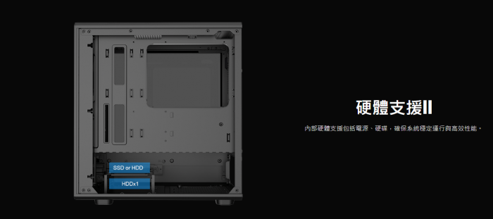 艾納爾 Crystal M200黑 M-ATX 機箱