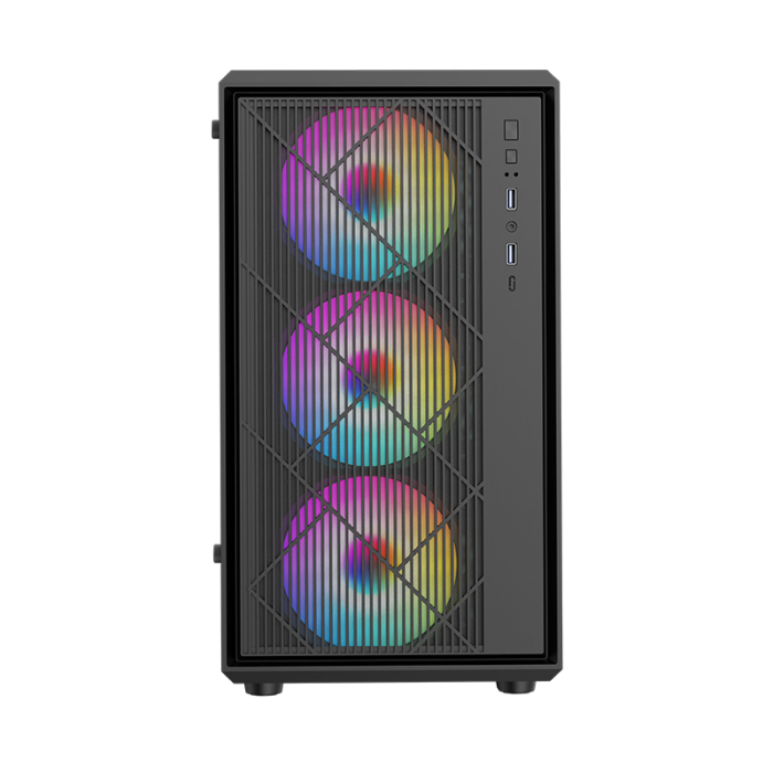 艾納爾 Crystal M200黑 M-ATX 機箱