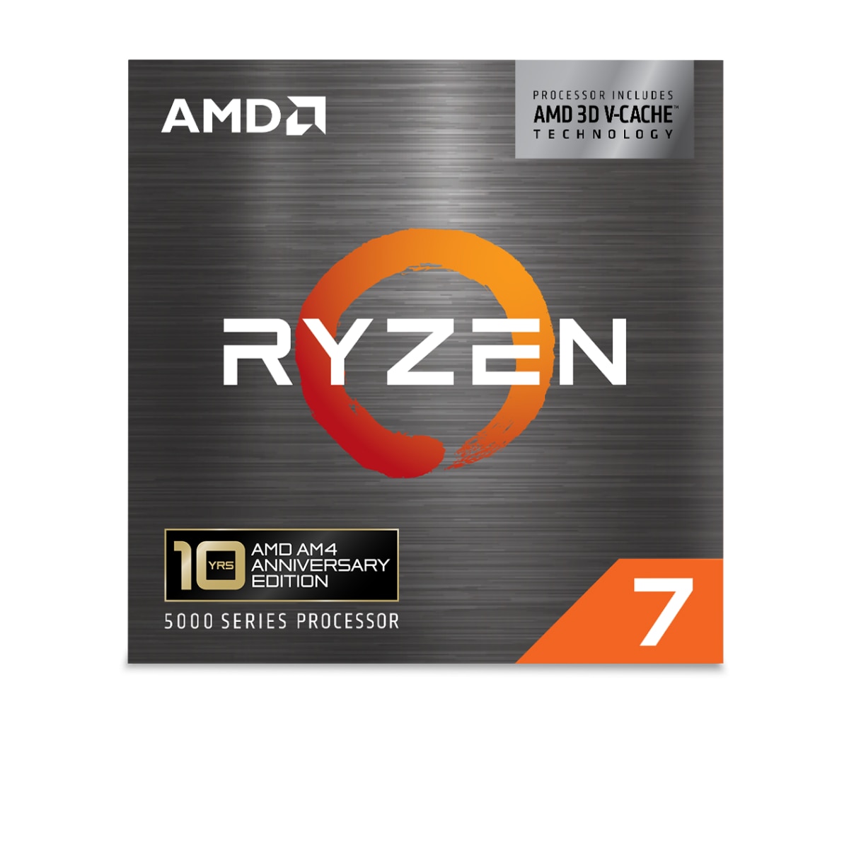 AMD Ryzen 7 5800X3D  十週年紀念版 無內顯無附風扇