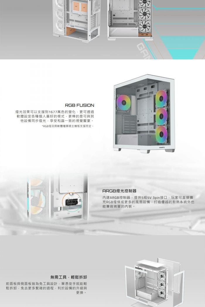 技嘉 C500 PANORAMIC STEALTH ICE 福利品