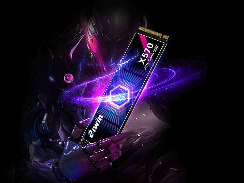 Biwin 佰維 X570 2TB M.2 PCIe Gen5 SSD 固態硬碟