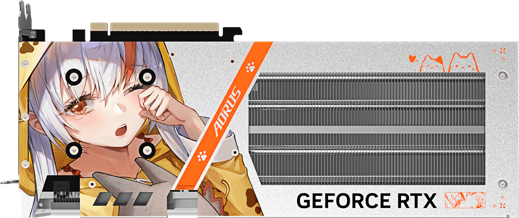技嘉 AORUS RTX5060 ARI 8G 白 雕妹特別版