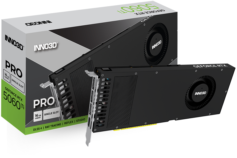 INNO3D RTX5060Ti 16GB PRO Single Slot 渦輪扇