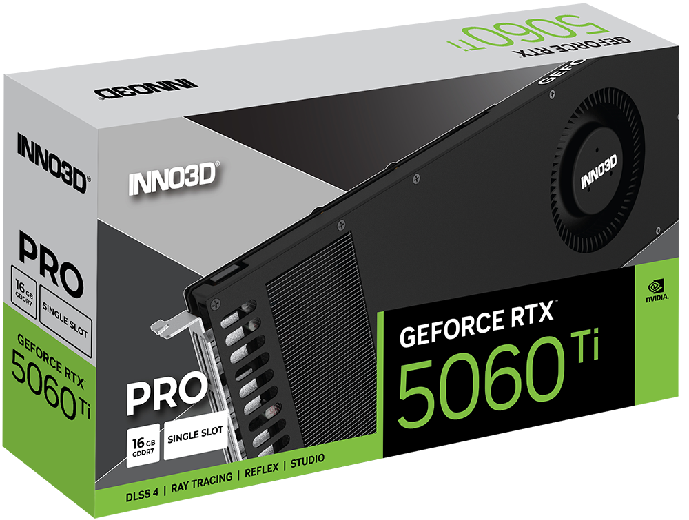INNO3D RTX5060Ti 16GB PRO Single Slot 渦輪扇
